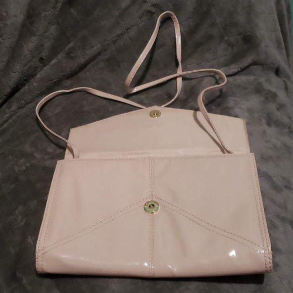 Pale Pink, Patent Leather, Clutch/Crossbody - Picture 4 of 8